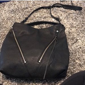 Rebecca Minkoff Zippered Leather Hobo with DustBag